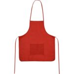 Фартук, красный, плотность 80г/м2