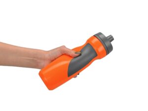 Спортивная бутылка Flex 709 мл, оранжевый/серый — изображение 3