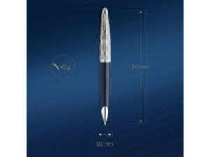 Шариковая ручка Waterman Carene22 SE deluxe Blue CT, стержень: M, цвет: Blue, в подарочной упаковке — изображение 7
