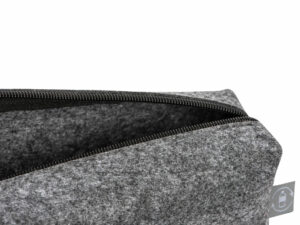 Пенал Felt из RPET-фетра, серый — изображение 7