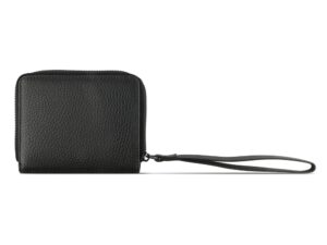 Кошелёк женский BUGATTI Elsa, с защитой данных RFID, чёрный, воловья кожа/полиэстер, 11х2,5х9 см — изображение 6