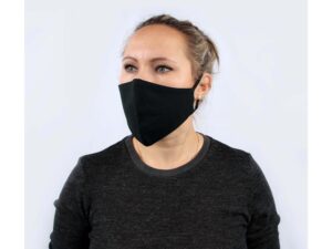Хлопковая защитная маска для лица многоразовая анатомической формы без шва — изображение 4