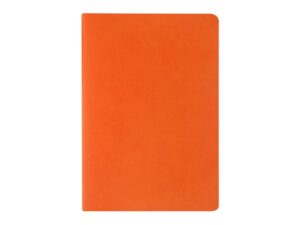 Бизнес тетрадь А5 Megapolis flex 60 л. soft touch клетка, оранжевый — изображение 2
