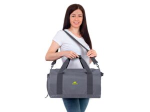 RIVACASE 5542 grey Лёгкая складная дорожная сумка, 30л /12 — изображение 17