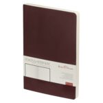 Ежедневник А5 недатированный Megapolis Velvet Flex, коричневый