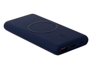 Внешний беспроводной аккумулятор c QC/PD Reload, 10000 mAh, темно-синий (Р) — изображение 4