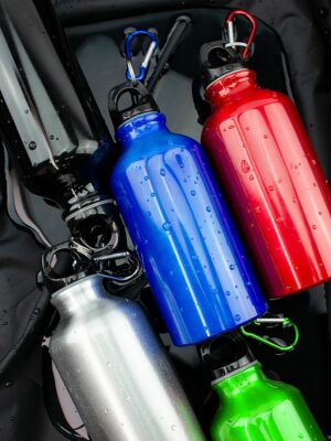 Бутылка для спорта Re-Source, серебристая — изображение 6