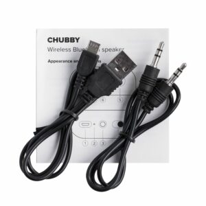 Беспроводная колонка Chubby, серая с голубым — изображение 7