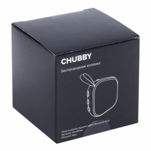 Беспроводная колонка Chubby, серая с голубым — изображение 8