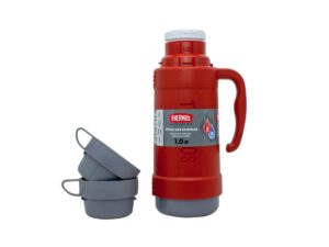 Термос со стеклянной колбой тм THERMOS PICNIC 40 Series Red 1,0L — изображение 3