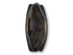 Ключница BUGATTI Elsa, с защитой данных RFID, чёрная, воловья кожа/полиэстер, 11х2х7 см — изображение 4