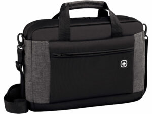 Портфель для ноутбука 16'' WENGER Underground, черный/серый, полиэстер, 43 x 9 x 31 см, 9 л — изображение 4