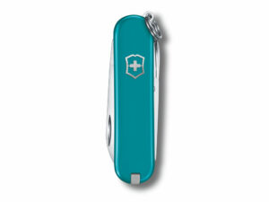 Нож-брелок VICTORINOX Classic SD Colors Mountain Lake, 58 мм, 7 функций, тёмно-бирюзовый — изображение 2