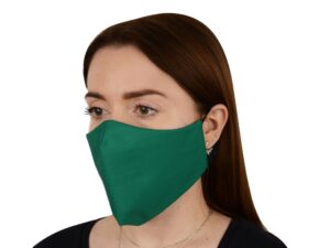 Маска для лица многоразовая, зеленый — изображение 2