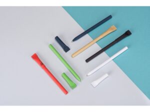 Ручка картонная с колпачком Recycled, красный (Р) — изображение 5