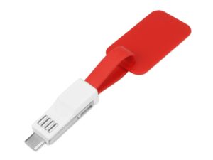Зарядный кабель 3-в-1 Charge-it, красный — изображение 2
