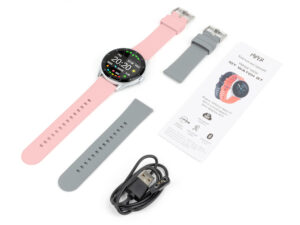 Умные часы HIPER IoT Watch GT, серый/розовый — изображение 6