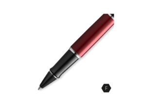 Ручка-роллер Waterman Expert Dark Red Lacquer CT Black, стержень: Fblk — изображение 8