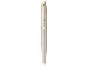 Перьевая ручка Parker IM Professionals Monochrome Champagne, перо: F, цвет чернил: Blue, в подарочной упаковке. — изображение 3