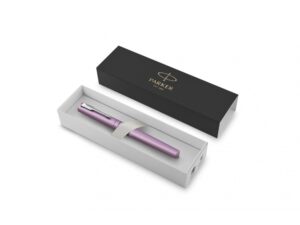 Ручка-роллер Parker Vector  XL Lilac CT, цвет чернил black, стержень: F, в подарочной упаковке. — изображение 2