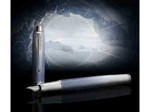 Перьевая ручка Parker IM Royal SE The Last Frontier Artic CT, перо: F, цвет чернил: blue, в подарочной упаковке. — изображение 9
