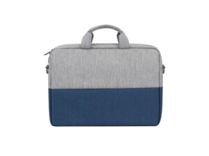 RIVACASE 7532 grey/dark blue сумка для ноутбука 15.6'' — изображение 2