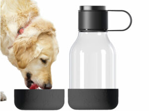 Бутылка для воды 2-в-1 Dog Bowl Bottle со съемной миской для питомцев, 1500 мл, черный — изображение 5