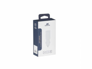 PS4222 W00 автомобильное ЗУ 2,4A / 2USB, без кабеля, белый — изображение 2