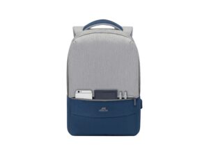 RIVACASE 7562 grey/dark blue рюкзак для ноутбука 15.6'', серый/темно-синий — изображение 16