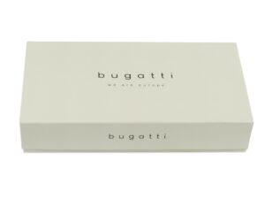 Кошелёк женский BUGATTI Sina, голубой, воловья кожа/полиэстер, 13,7х3х9,5 см — изображение 3