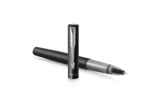 Ручка-роллер Parker Vector XL Black CT, стержень: F, цвет чернил:black, в подарочной упаковке — изображение 4
