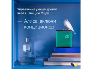 Умная колонка ЯНДЕКС Станция Миди с Алисой, с Zigbee, 24 Вт, цвет: серый (YNDX-00054GRY) — изображение 4