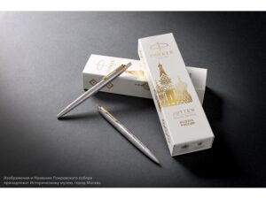Шариковая ручка Parker Jotter Russia SE, цвет: St. Steel GT, стержень: Mblue — изображение 9