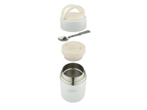 Термос из нерж. стали для еды тм ThermoCafe Arctic-500FJ, 0.5L, белый — изображение 2