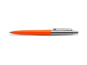 Шариковая ручка Parker Jotter Originals Orange Chrome CT, стержень: M blue в подарочной упаковке — изображение 3