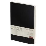 Ежедневник А5 недатированный Megapolis Velvet Flex, черный