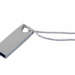 USB 2.0-флешка на 64 Гб с мини чипом, компактный дизайн, стильное отверстие для цепочки