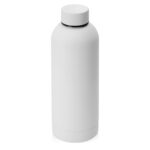 Вакуумная термобутылка Cask Waterline, soft touch, 500 мл, тубус, белый