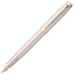 Перьевая ручка Parker IM Professionals Monochrome Champagne, перо: F, цвет чернил: Blue, в подарочной упаковке.