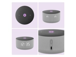 Умная колонка Яндекс Станция Мини 3 с Алисой на YaGPT серая, 12 Вт (YNDX-00027GRY) — изображение 13
