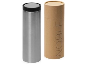 Вакуумная термокружка Noble с крышкой 360,Waterline, тубус, серебристый