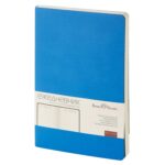 Ежедневник А5 недатированный Megapolis Velvet Flex, синий флуор