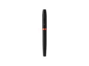 Перьевая ручка Parker IM Vibrant Rings Flame Orange, стержень:F, цвет чернил: blue, в подарочной упаковке. — изображение 2