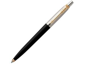 Шариковая ручка Parker Jotter K160, цвет: Black/GT, стержень: F, цвет чернил: blue, в подарочной упаковке.
