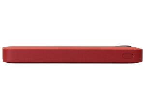 Внешний аккумулятор с дисплеем Mild, 10 000 mAh, красный — изображение 5