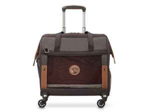 Сумка для перевозки животных DELSEY, CHATELET AIR 2.0, на колесах, 42л, коричневый — изображение 2
