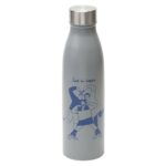 Стальная бутылка Rely, 650 мл, серый (трафаретная печать круговая)