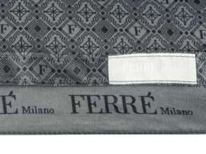 Зонт складной автоматический Ferre Milano, серый — изображение 9