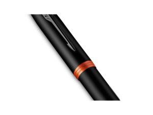 Перьевая ручка Parker IM Vibrant Rings Flame Orange, стержень:F, цвет чернил: blue, в подарочной упаковке. — изображение 5