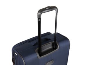 Чемодан TORBER Brosno, синий, нейлон 600D, 48 х 30 х 78 см, 85 л — изображение 4